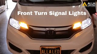 Change  Replace Honda Fit Front Turn Signal Light Bulb  LED Install [upl. by Peace]