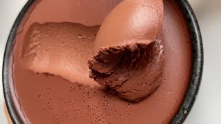 3Ingredient Chocolate Mousse „Mousse au Chocolat“ Made with Red Wine 🤯 vegan recipes [upl. by Hiller260]