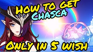 How To Get Chasca  Chasca Wish  Genshin Impact Chasca Tips amp Tricks  how to wish chasca [upl. by Ynaffat]