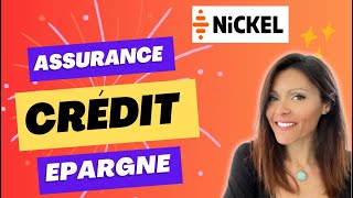 Compte NICKEL avec CREDIT ASSURANCE et EPARGNE [upl. by Gnah463]