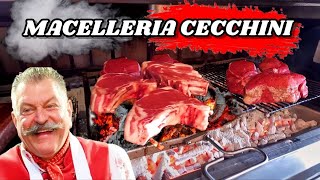 mangiamo da DARIO CECCHINI il macellaio più FAMOSO del MONDO allOfficina della Bistecca [upl. by Llevart]