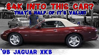 Putting 4K into a car thats worth 8K CAR WIZARD explains if its a wise move on 98 Jaguar XK8 [upl. by Spiers]