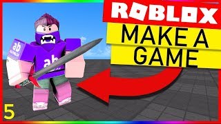 Shop GUI  How To Make A Roblox Game Sword Fight  Part 5 [upl. by Gerson]