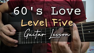 60s Love Guitar Lesson  LEVEL FIVE  ALs Music Mansion [upl. by Enahc]