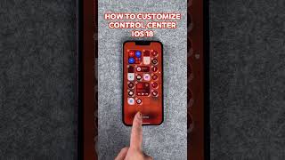 🤩Customize your iPhone Control Center now shorts ios18 iphonetips [upl. by Lynnet]