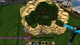 Minecraft  How to make a mountain using Worldedit [upl. by Lemmy]