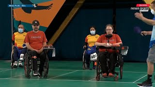 Santiago Parapan American Games 25112023 Final 🇨🇦 CANADA vs 🇨🇴 COLOMBIA Boccia BC4 [upl. by Strade495]