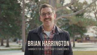 Brian Harrington for Albany County Commissioner [upl. by Shipp]