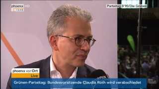 GrünenParteitag Tarek AlWazir im Interview am 19102013 [upl. by Giannini]