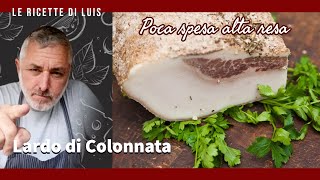 Lardo di Colonnata in salamoia ricetta originale [upl. by Zaragoza]