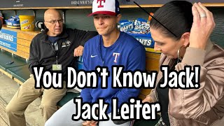 You Don’t Know Jack Leiter Gets 1st Start in Detroit [upl. by Occor]