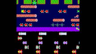 Arcade Game Frogger 1981 Konami [upl. by Gian]