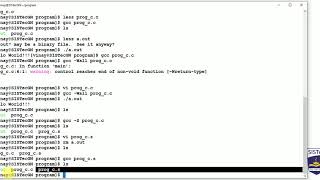 Vi Editor and program example in C C Python NodeJS Java  Vinay Singh  SISTec Gandhi Nagar [upl. by Moazami48]