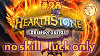 Hearthstone Battlegrounds  no skill  luck only  №28  beasts [upl. by Ahsinwad80]