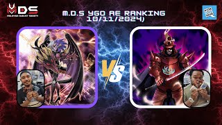 YuGiOh 遊戯王 OCG Asian English Ranking Malaysia Duelist Society quotYubelquot ユベル VS quotSix Samuraiquot 六武衆 [upl. by Natsreik722]