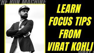 3 Focus Tips to Learn From VIRAT KOHLI [upl. by Jo-Anne833]