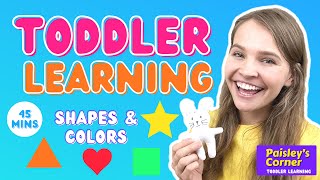 Toddler Learning Video  Learn Shapes and Colors for Toddlers  Learn Shapes for Kids  Kids Videos [upl. by Aslam513]