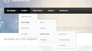 UberMenu 3  Flyout Menus WordPress Mega Menu Plugin [upl. by Eatnahc276]