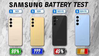 Ultimate Samsung Battery Test ft S24 FE [upl. by Adiell]