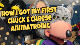 How I got my first Chuck E Cheese Animatronic 🤖🐭 [upl. by Satsoc]