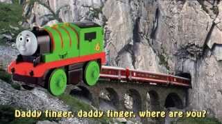 Thomas and Friends finger family nursery rhyme  Toys Daddy Finger Nursery Rhyme [upl. by Atsocal489]