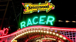 Kennywood Racer  Holiday Lights  11242024 Official Ride POV [upl. by Labannah]