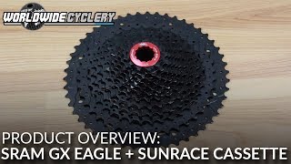 SRAM GX Eagle  SunRace MZ90 1150T Cassette  Drivetrain Overview [upl. by Eceertal]