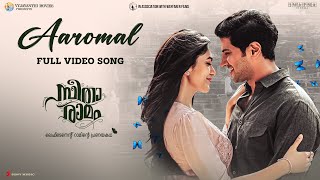 Aaromal Video Song  Sita Ramam Malayalam  Dulquer  Mrunal  Vishal  Hanu Raghavapudi [upl. by Esirehs]