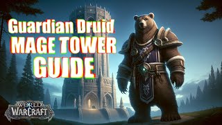 How to Complete Guardian Druid Mage Tower In 2 minutes Druid Mage Tower Guide updated for TWW [upl. by Gytle122]