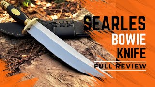 19th Century Historical Searles Bowie Knife Replica American History Review  USA Knives Forest [upl. by Keyte141]