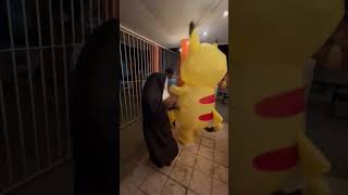 La monja dancing‼️👻👻 halloween thenun lamonja baile pikachu [upl. by Ginelle]