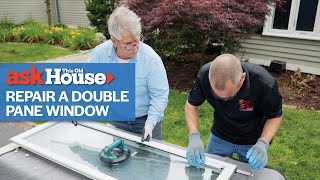 How to Repair a Double Pane Window  Ask This Old House [upl. by Eiramnaej]