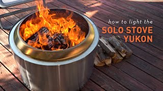 How to Light The Solo Stove YUKON [upl. by Helene382]