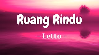 Letto  Ruang Rindu Lirik [upl. by Priestley]