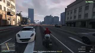 GTA 5 online PC gameplay Xeon E3 1270v6 RX 580 [upl. by Tnahsin]