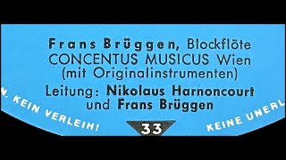 Sammartini  Frans Bruggen 1966 Recorder Concerto in F Major  Harnoncourt Concentus Musicus Wien [upl. by Narine]