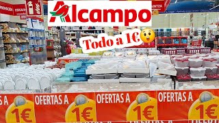 Alcampo Ofertas 1€ 2024  Todo Por Solo 1€ alcampo  Window Shopping [upl. by Agneta]