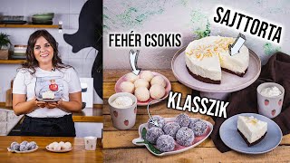 3 KÓKUSZGOLYÓS recept 1 videóban 🥥🥥🥥 [upl. by Eniala]