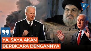 Biden Akan Ajak Bicara Netanyahu Terkait Tewasnya Hassan Nasrallah [upl. by Lucic954]