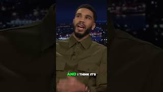 Jayson Tatum Shares Heartwarming Story About His Moms Support on Jimmy Fallon [upl. by Lynd456]