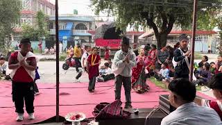 Ligligkot dadaima  Deusi Bhailo dance babu nani haru  Pokhara 2081 [upl. by Jeane278]