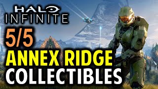 Annex Ridge All Collectibles Audio Logs amp Spartan Core Location  Halo Infinite [upl. by Enilamme]