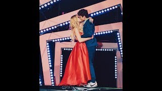 BESO ENTRE JUANPA ZURITA Y LELE PONS MTVMIAW2017 ¿Zuripons [upl. by Ardnuaed]