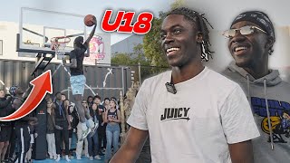 THE BEST HIGH SCHOOL PLAYERS IN AUSTRALIA TAKEOVER A PARK 5on5 Basketball [upl. by Eadith]