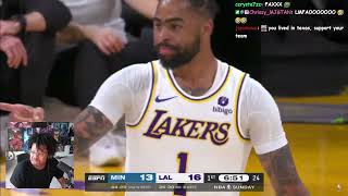 ImDOntai Reacts To Timberwolves vs Lakers FULL GAME HIGHLIGHTS March 10 2024 [upl. by Sevein]