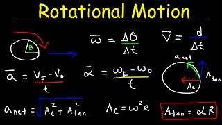 Rotational Motion Physics Basic Introduction Angular Velocity amp Tangential Acceleration [upl. by Lock435]