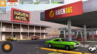 I hire a employee on my gas station motel supermarket management simulator [upl. by Tiena]