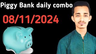 piggy Bank daily combo today  piggy Bank  piggy game  piggy piggy gift code today  piggy air [upl. by Cliffes]