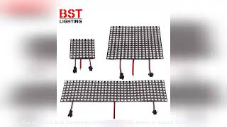 WS2812B RGB LED Digital Flexible Individually Addressable Panel Light WS2812 8x8 16x16 8x32 Module [upl. by Elvera]