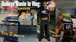 COLLEGE MOVE IN VLOG Shopping Packing preparing  room tour Nevaeh Micha [upl. by Nnazus]